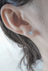 Aquamarine Pierced Earring
