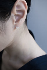 Moonstone Pierced Earring