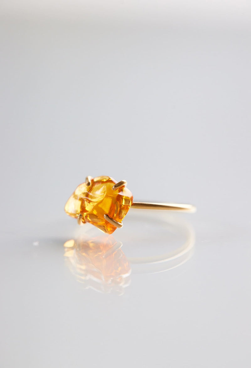 Fire Opal Gem Ring