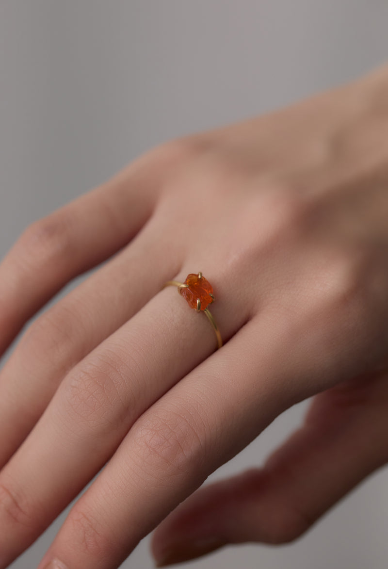 [一点もの] Fire Opal Gem Ring
