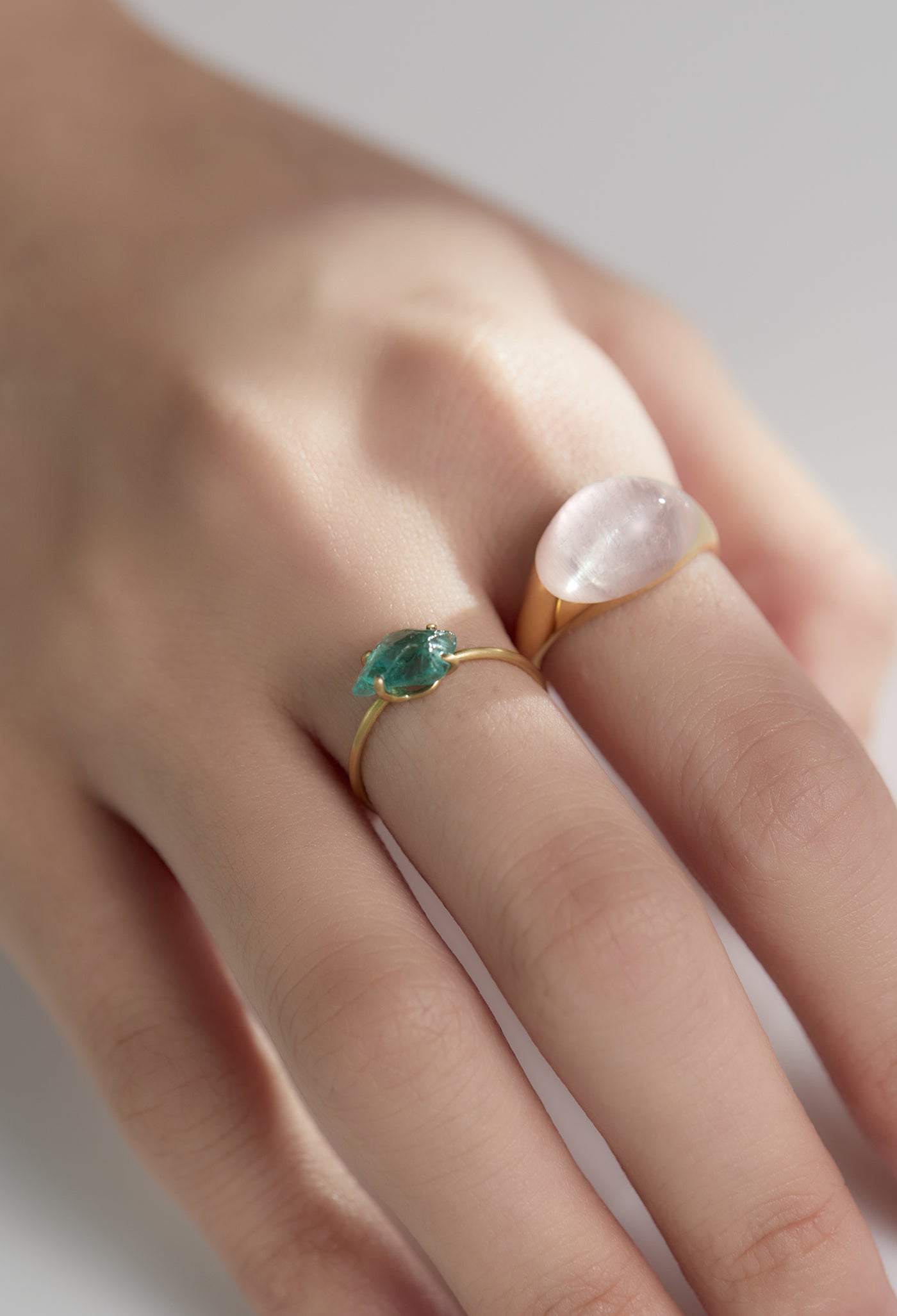 アパタイト　リング Apatite Gem Ring – bororo