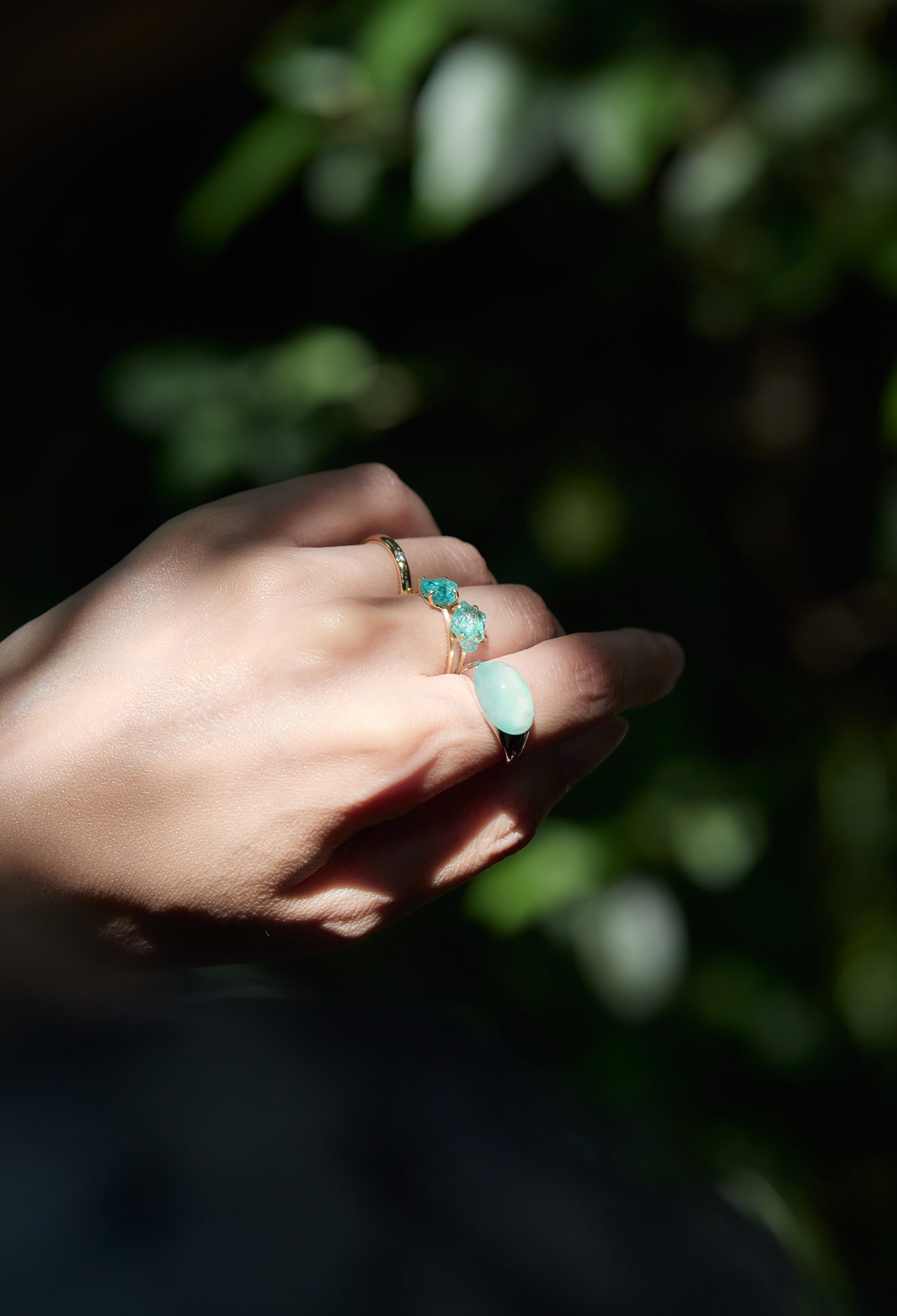 Apatite Gem Ring – bororo