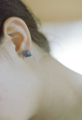Iolite Pierced Earring