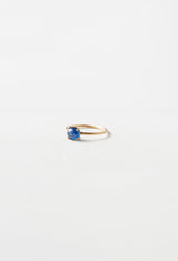 Sapphire Cabochon Gem Ring / Pinky