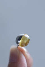 [一点もの] Yellow Beryl Rock Pierce / Horizontal Round