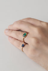 [一点もの] Emerald Cabochon Gem Ring