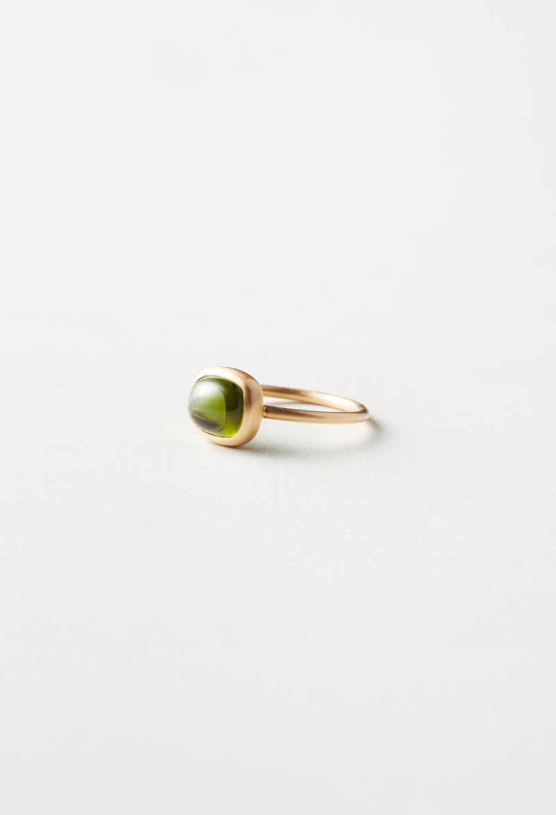 [一点もの] Green Tourmaline Gem Ring