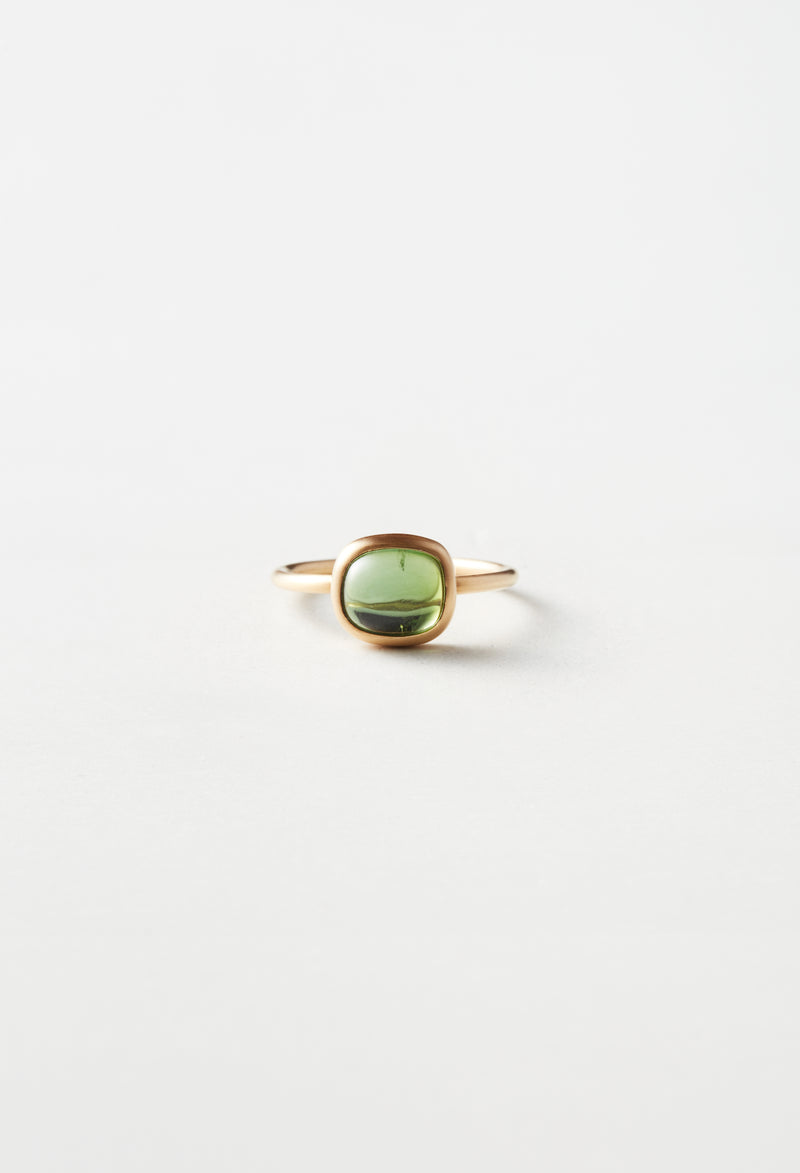 [一点もの] Green Tourmaline Gem Ring