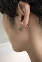 Tsavolite Pierced Earring