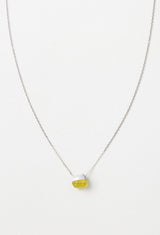 【一点もの】Canary Tourmaline Rock Necklace / Crystal