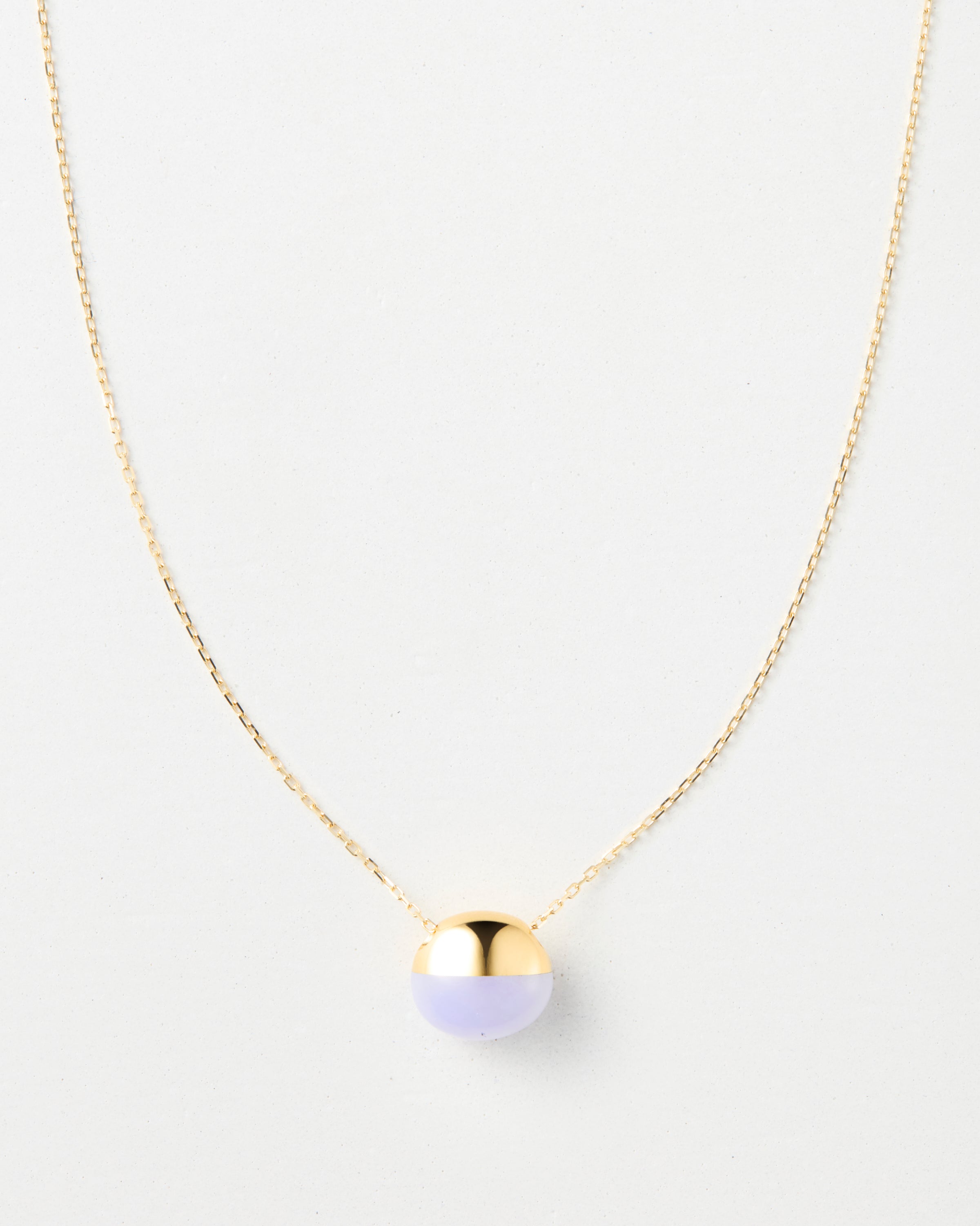 Purple Jade Necklace