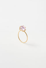 [一点もの] Amethyst Gem Ring / Double Waist