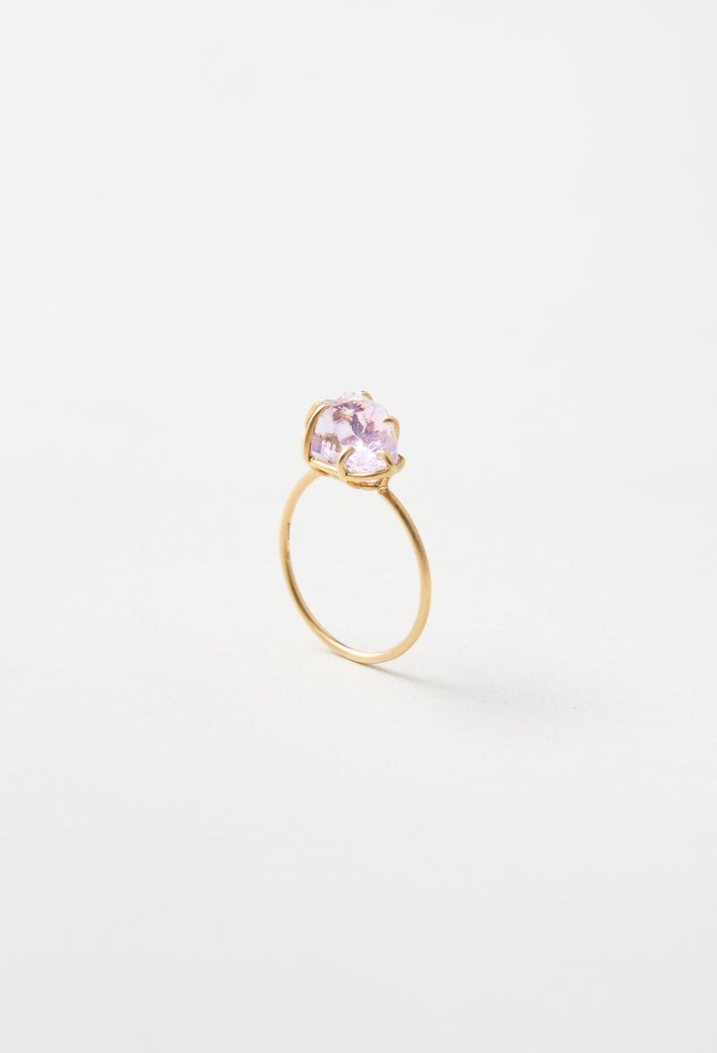 [一点もの] Amethyst Gem Ring / Double Waist