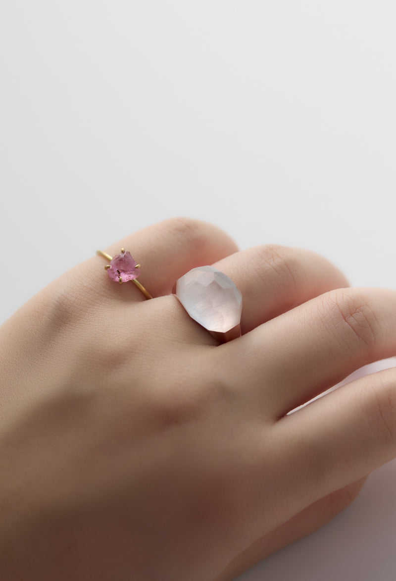 Pink Sapphire Gem Ring
