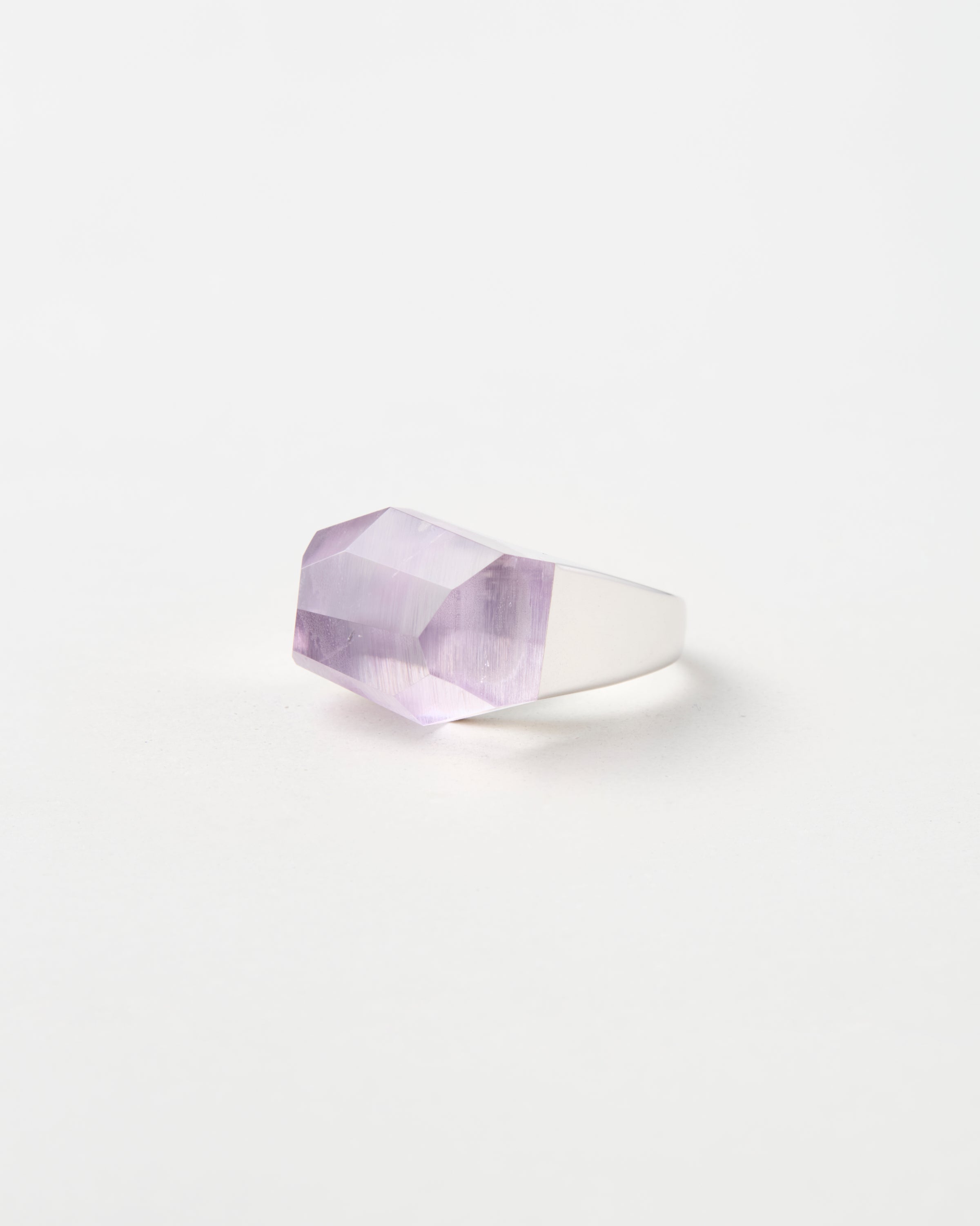 Bicolor Amethyst Ring