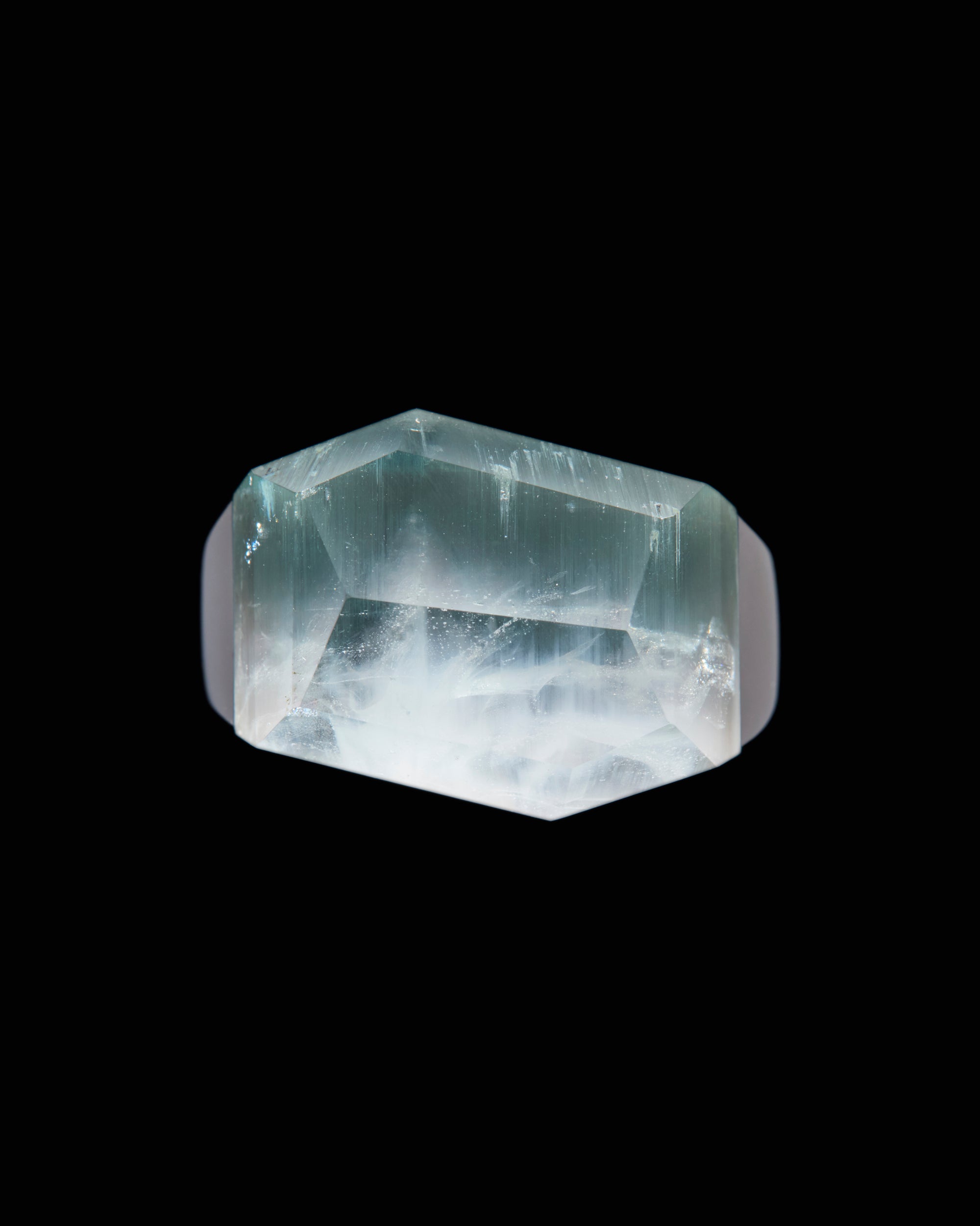 Bicolor Aquamarine Ring