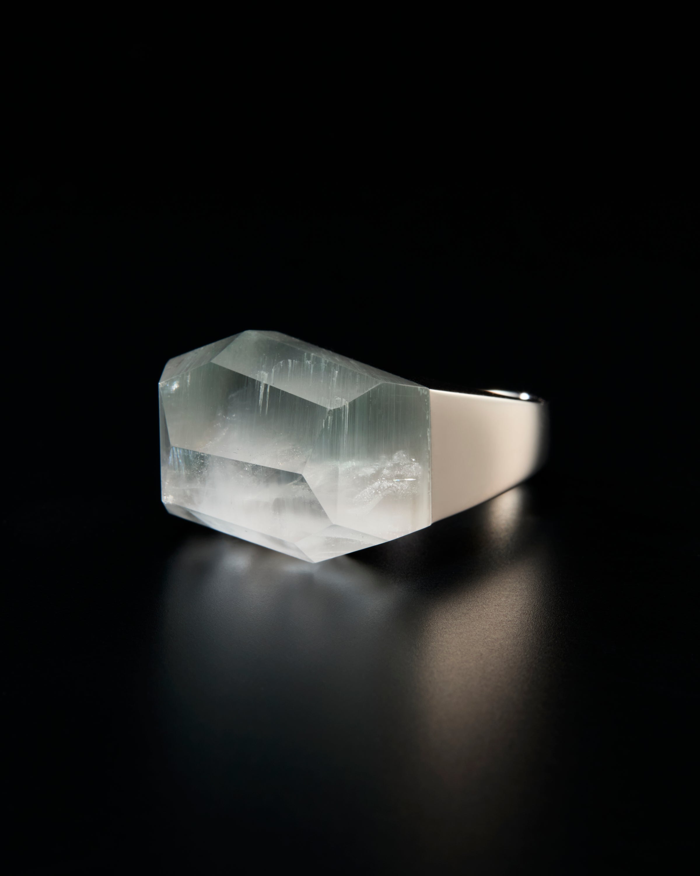 Bicolor Aquamarine Ring