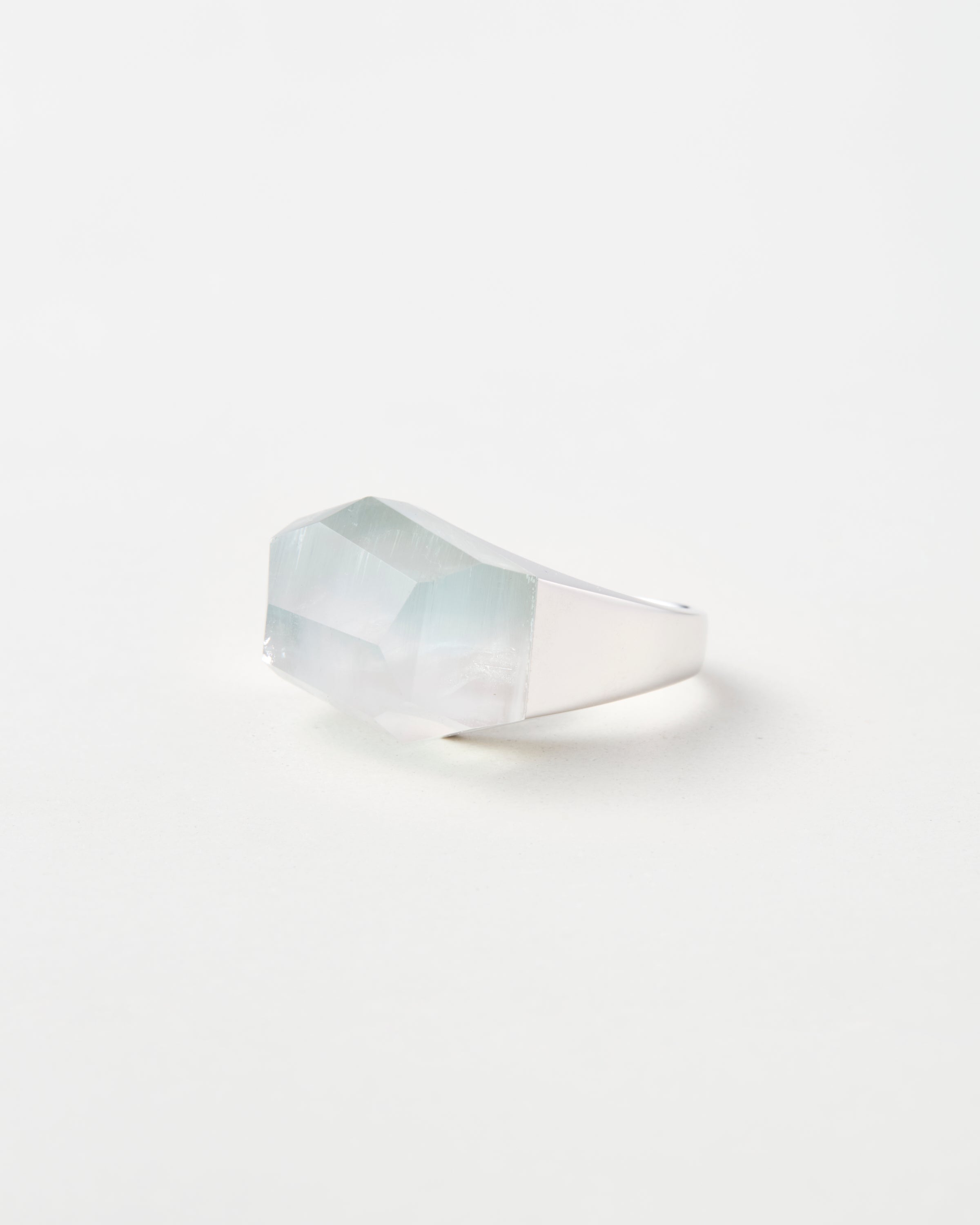 Bicolor Aquamarine Ring