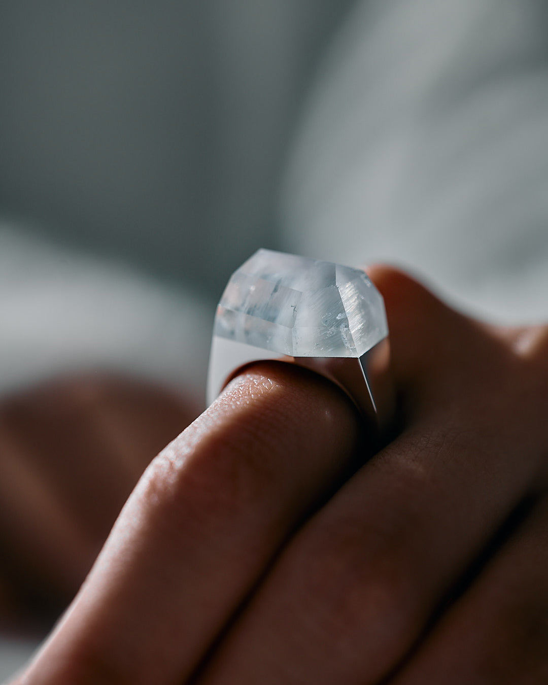 Bicolor Aquamarine Ring