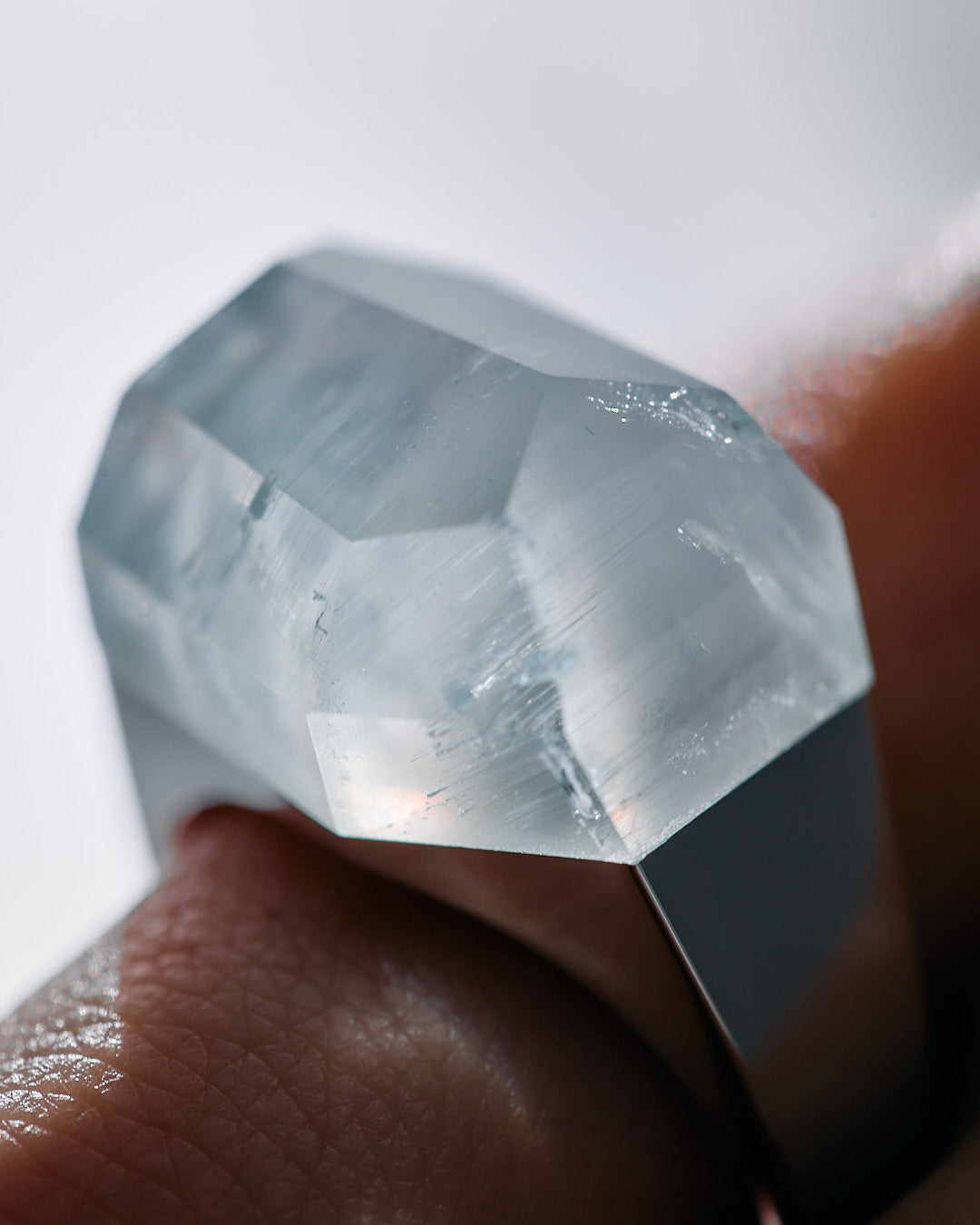 Bicolor Aquamarine Ring