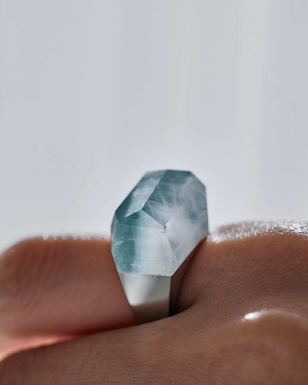 Bicolor Aquamarine Ring