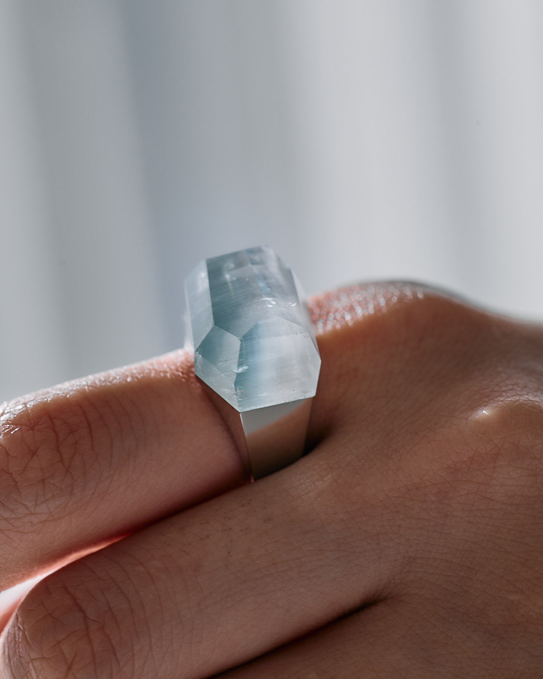 Bicolor Aquamarine Ring