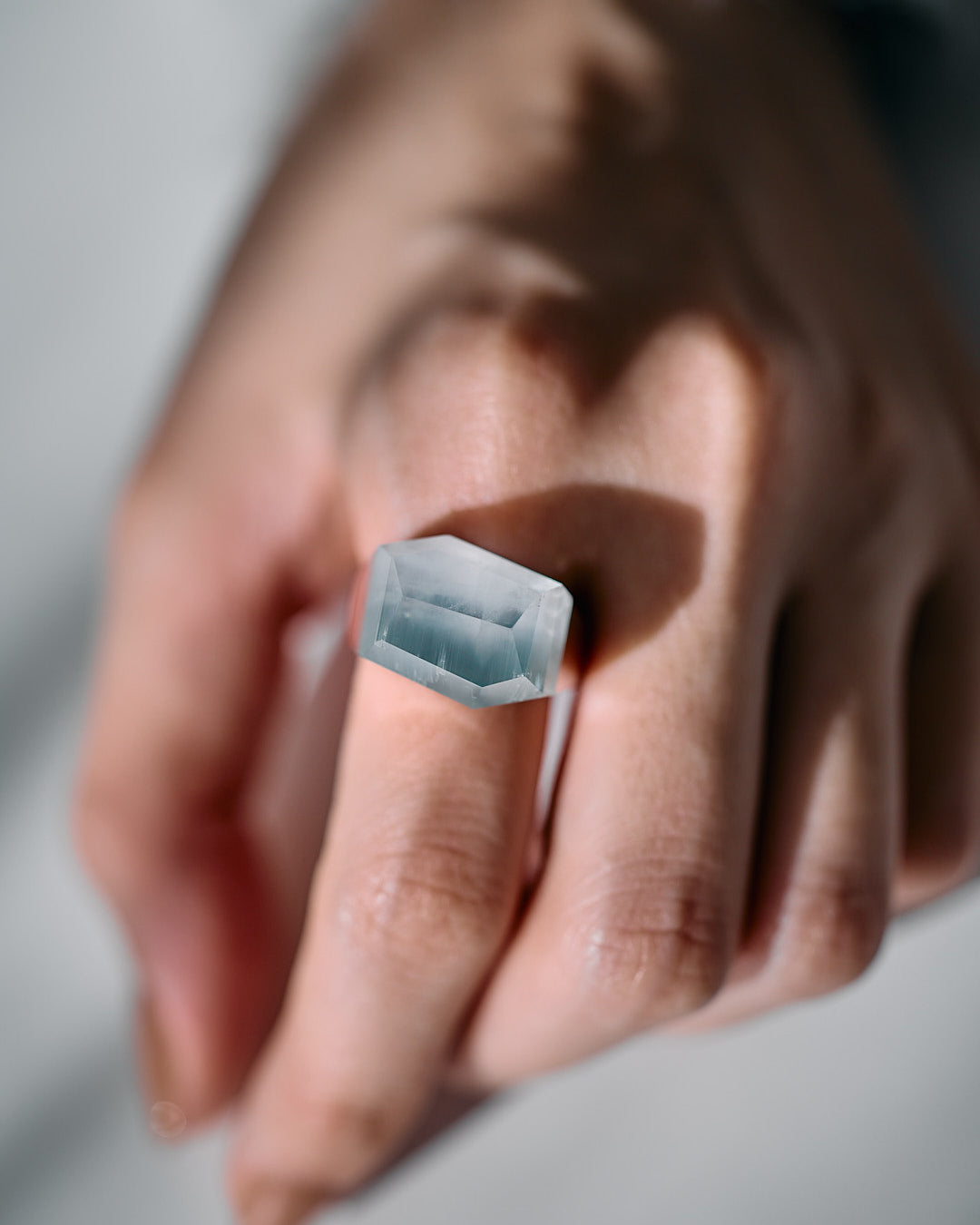 Bicolor Aquamarine Ring