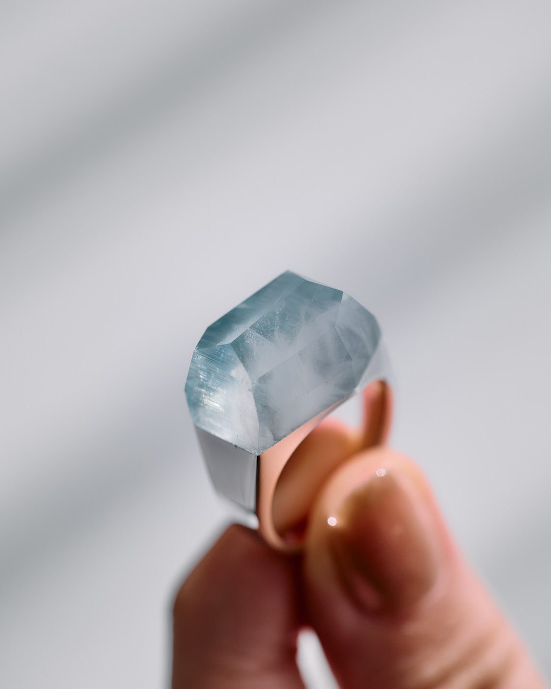 Bicolor Aquamarine Ring