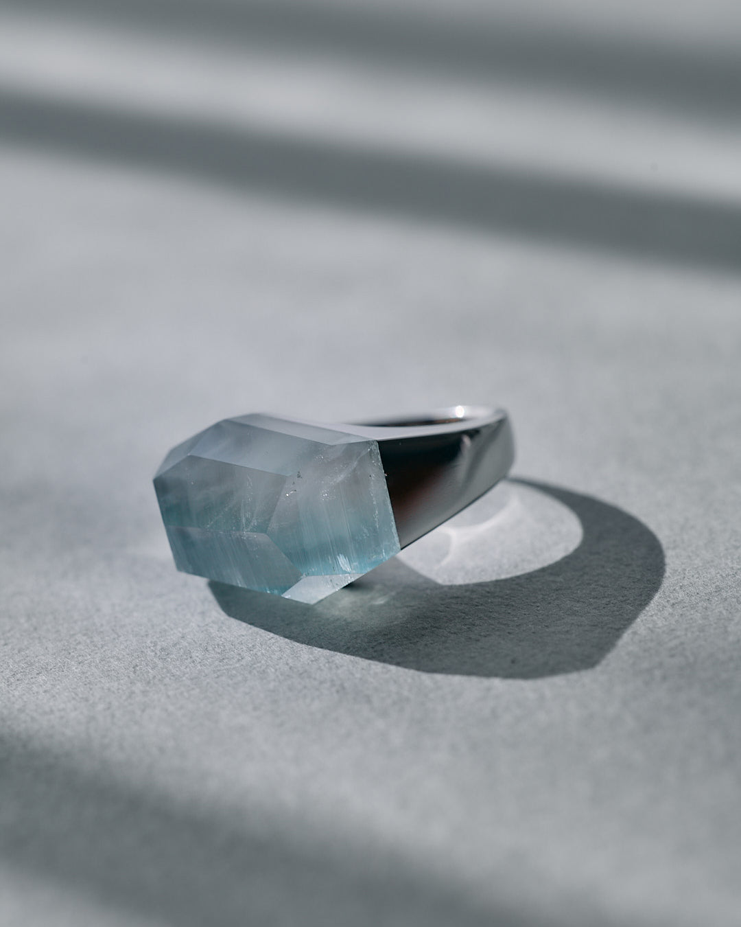 Bicolor Aquamarine Ring