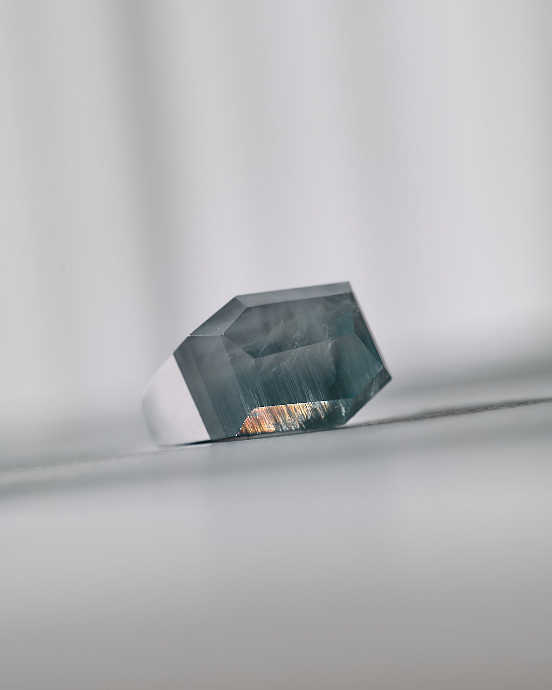 Bicolor Aquamarine Ring