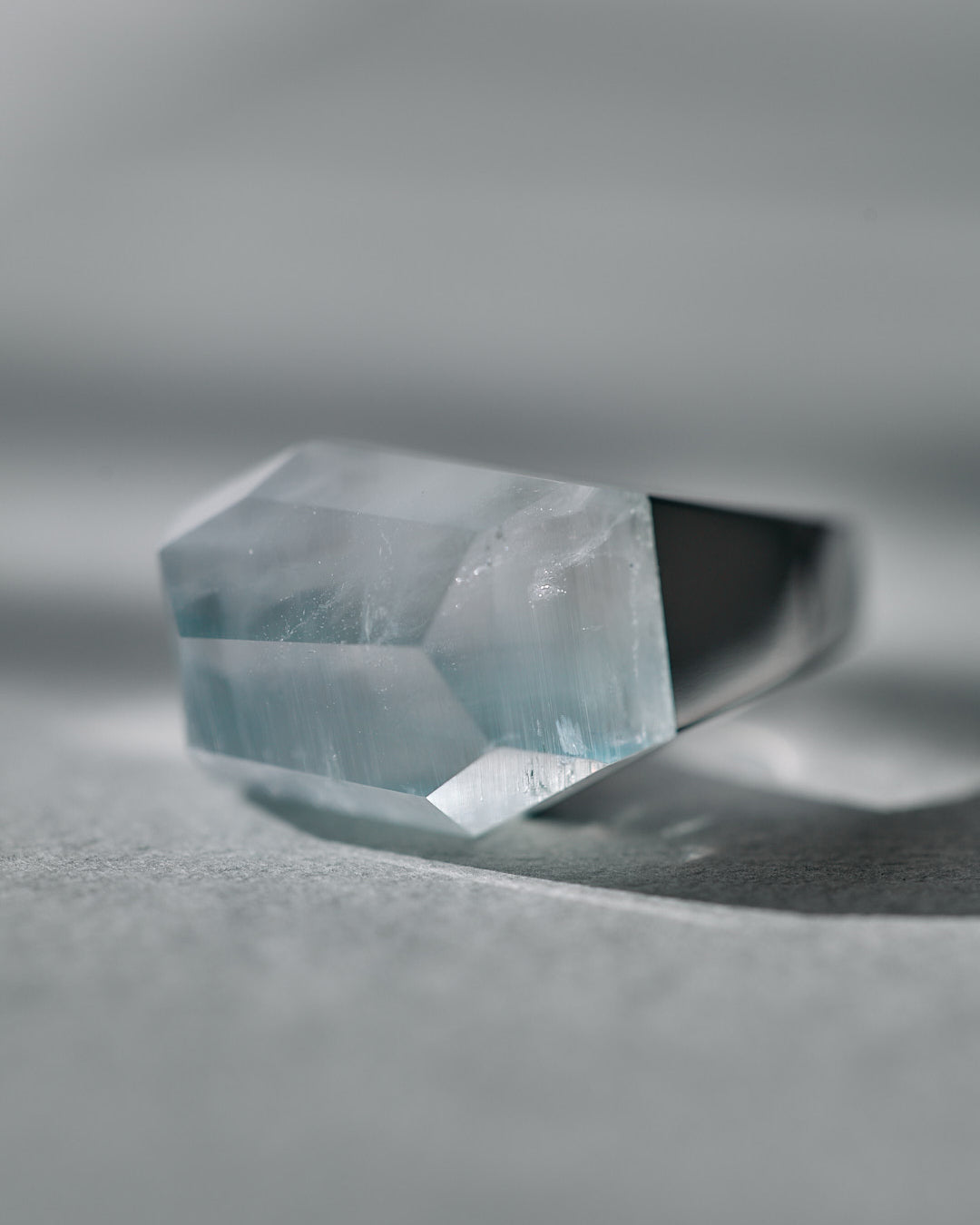 Bicolor Aquamarine Ring