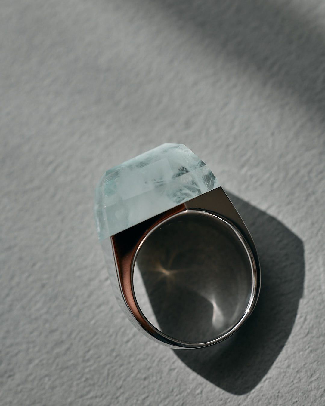Bicolor Aquamarine Ring