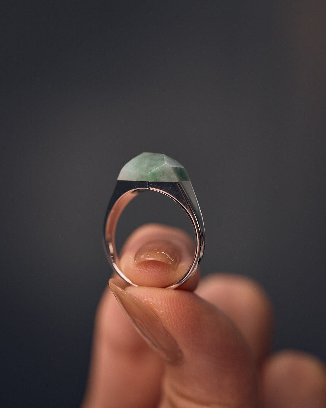 Green Jade Ring