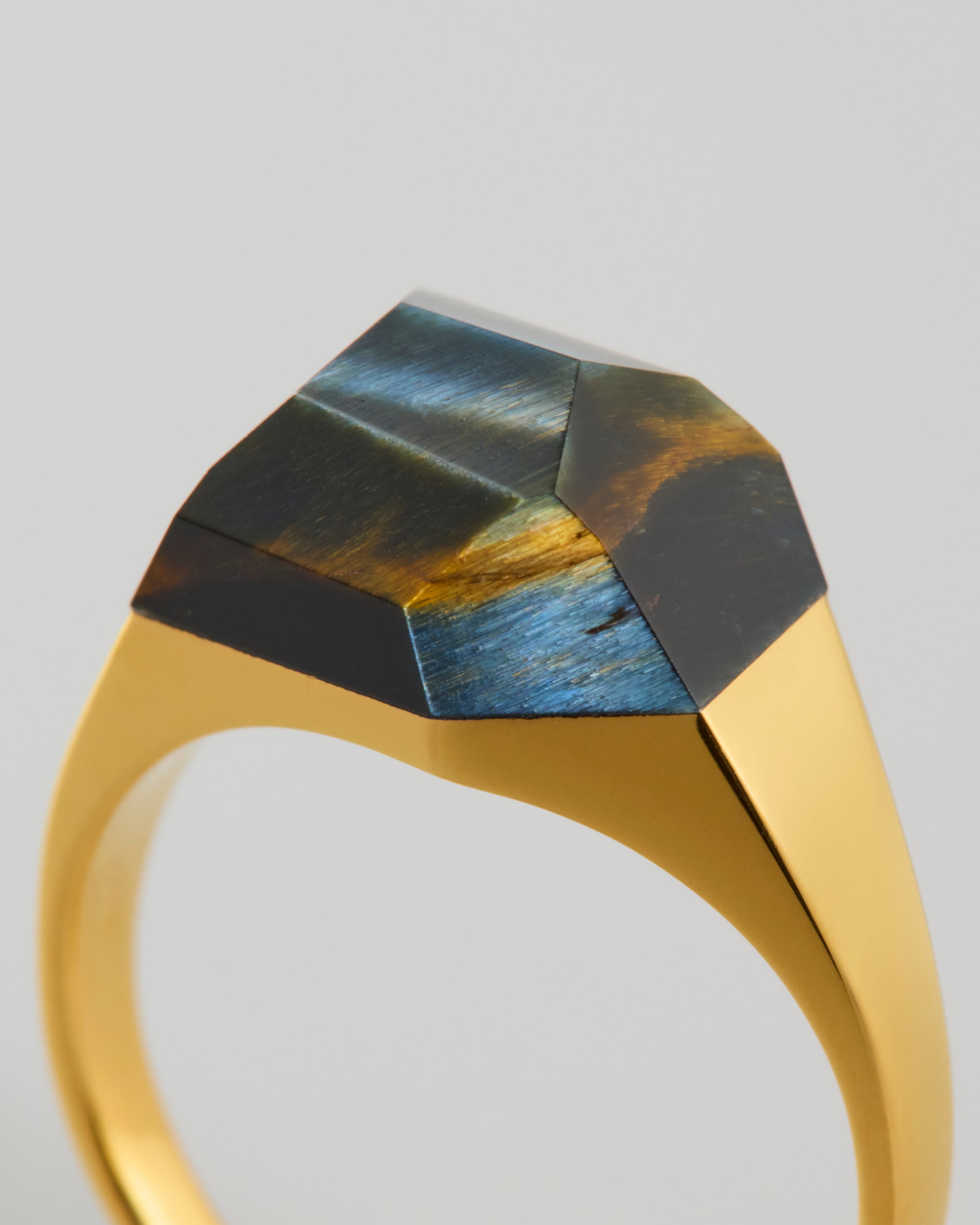 Tiger's and Hawk's Eye Ring