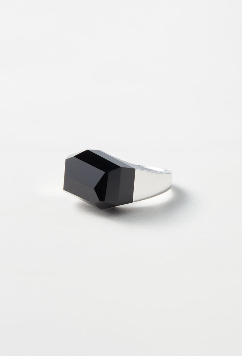 Onyx Rock Ring / Crystal