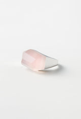 Rose Quartz Rock Ring Crystal