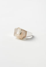 【一点もの】Garden Quartz Rock Ring Crystal