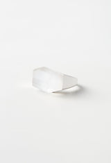 Milky Quartz Rock Ring / Crystal