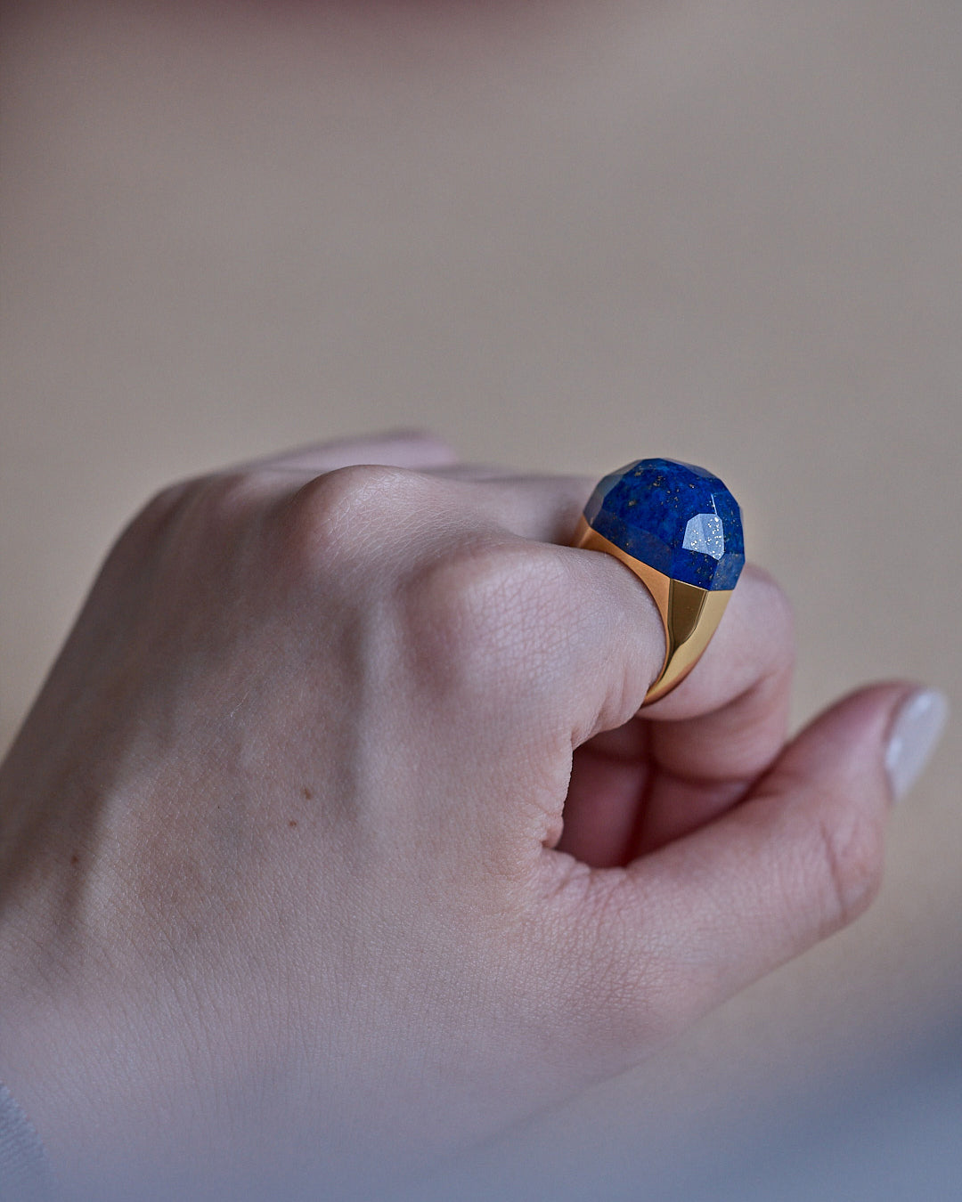SV ラピスラズリ リング L