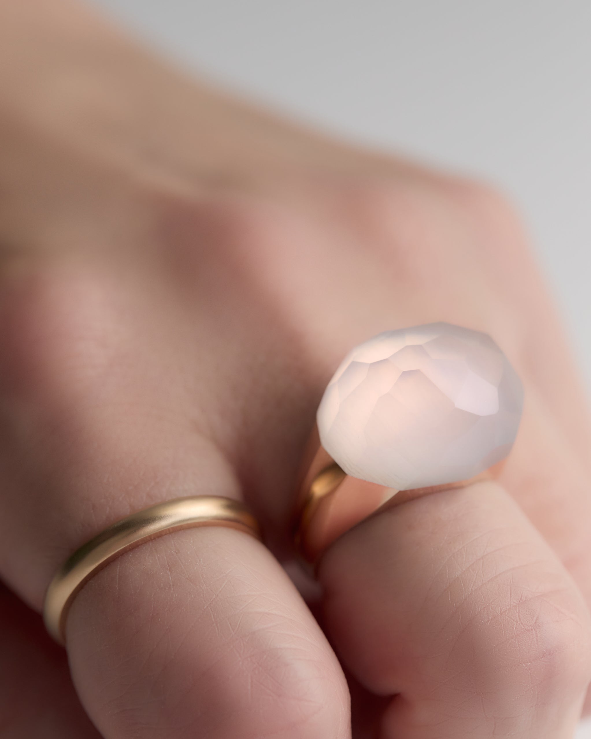 Rose Quartz Ring