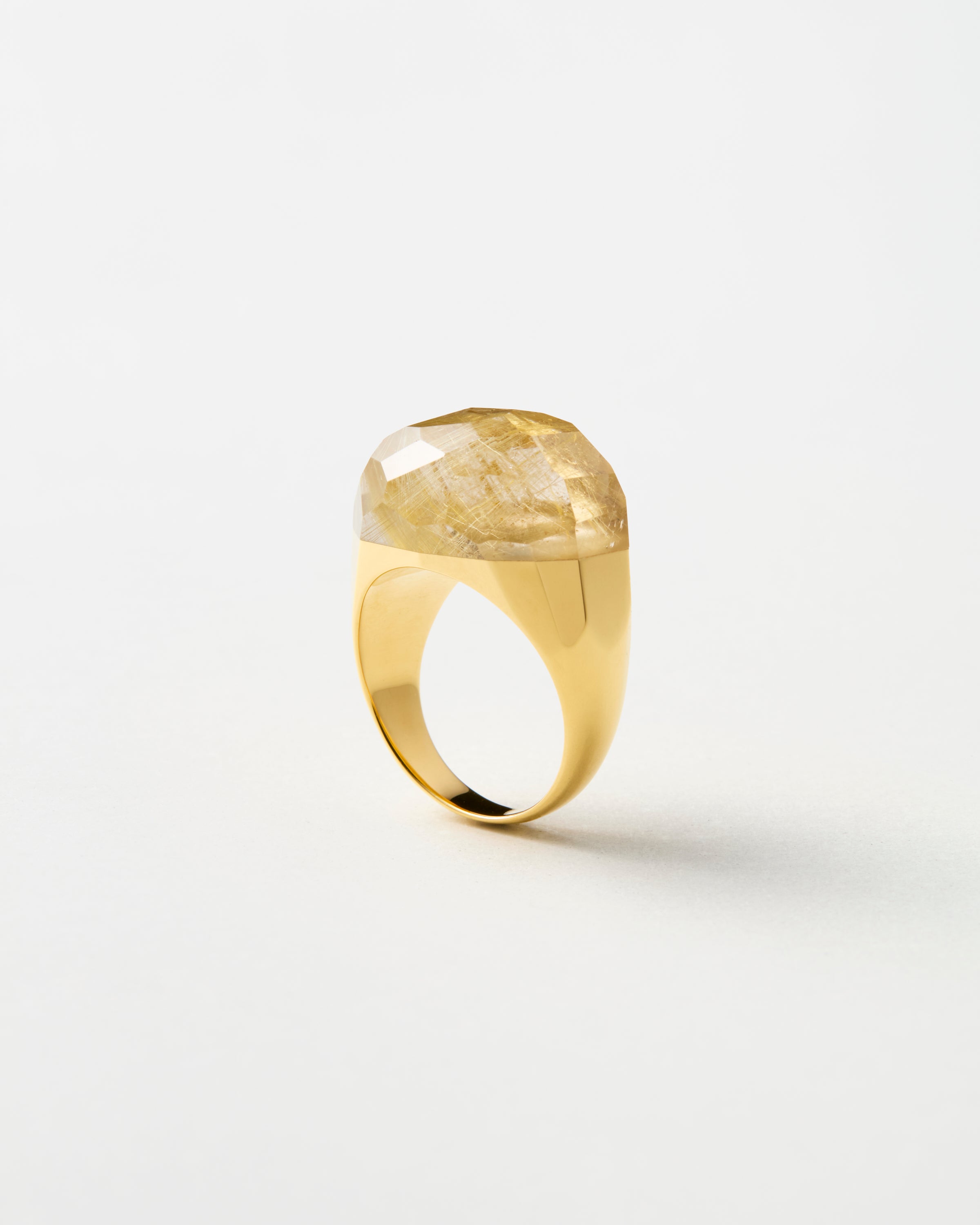 Rutile Quartz Ring
