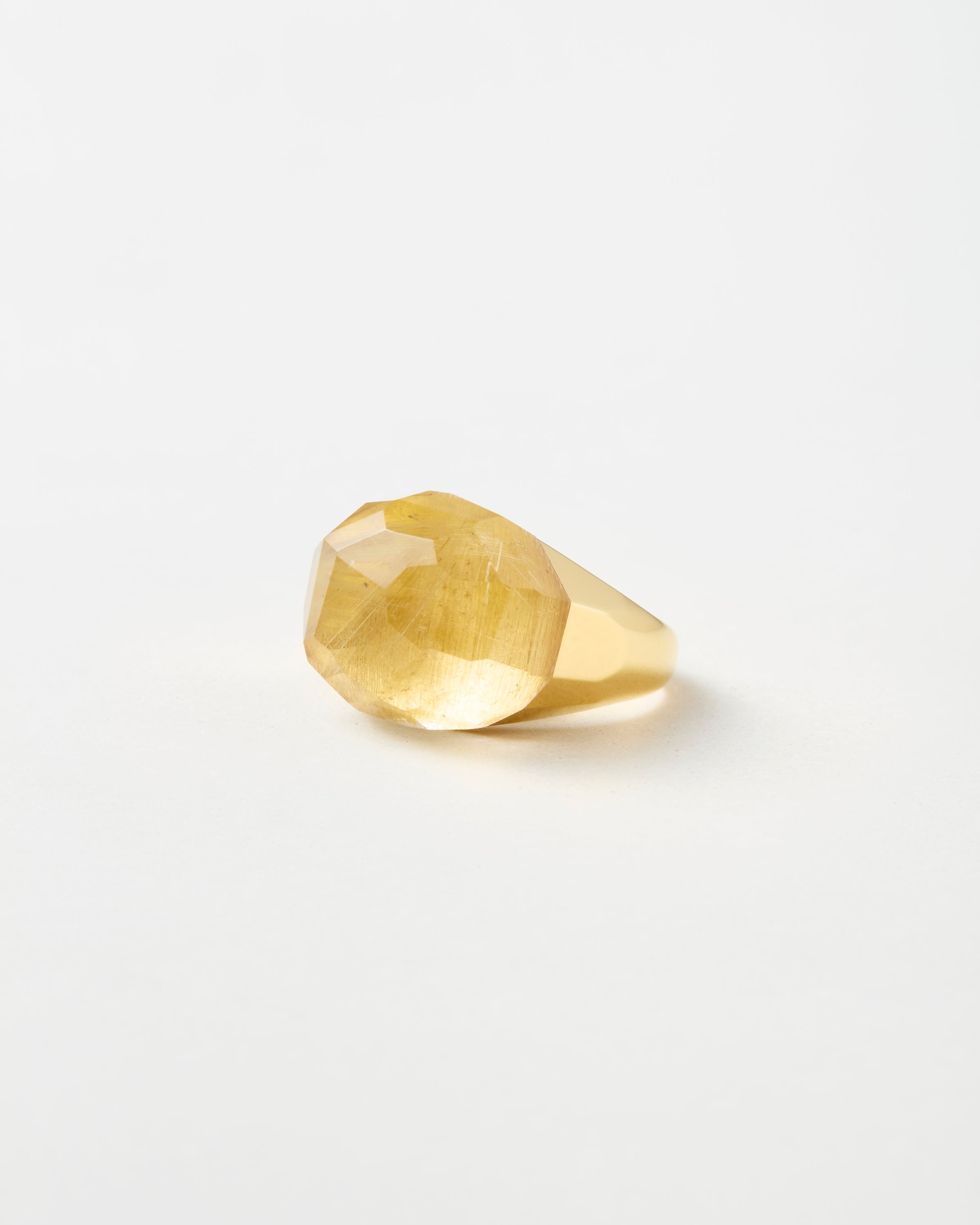 Rutile Quartz Ring