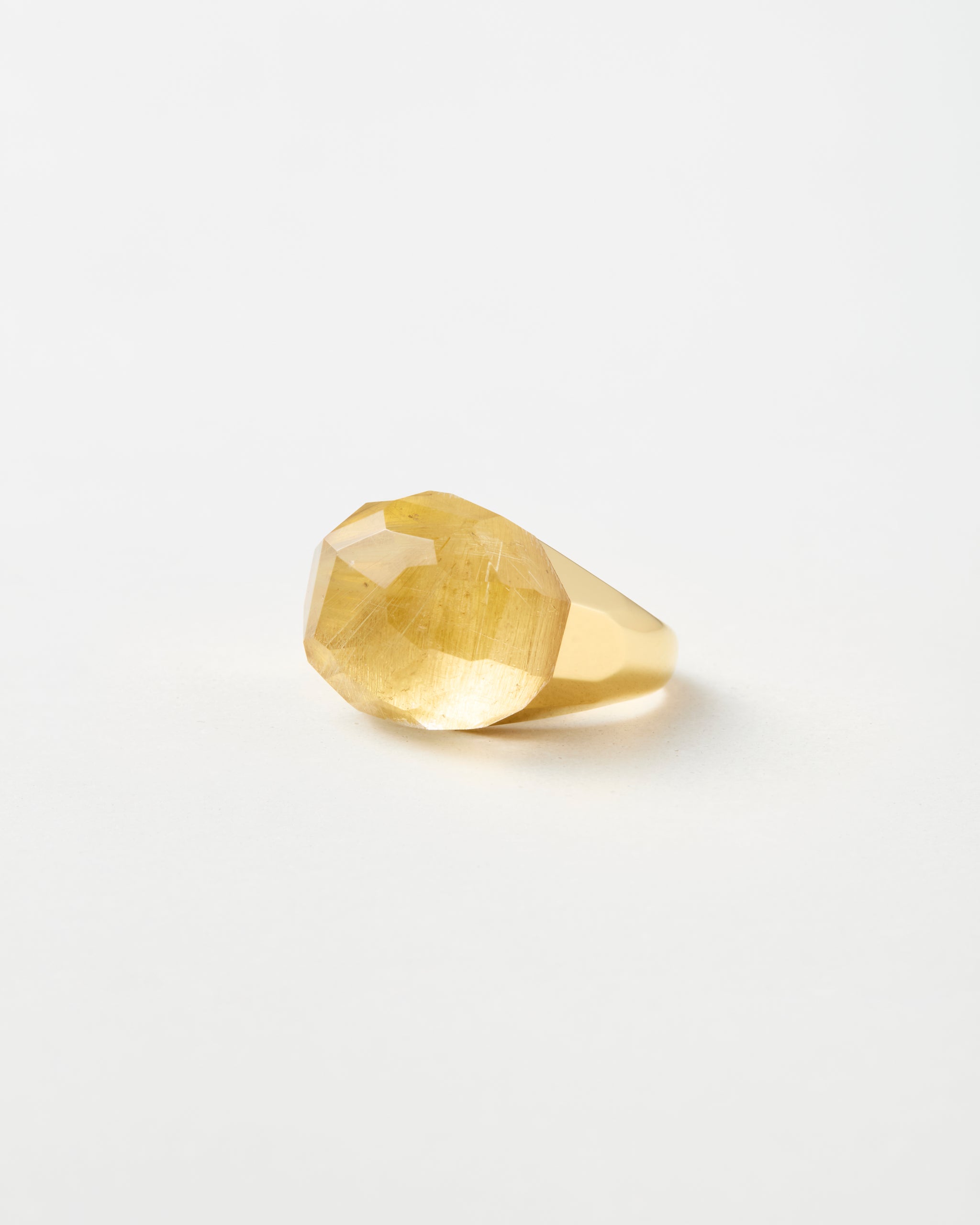 Rutile Quartz Ring