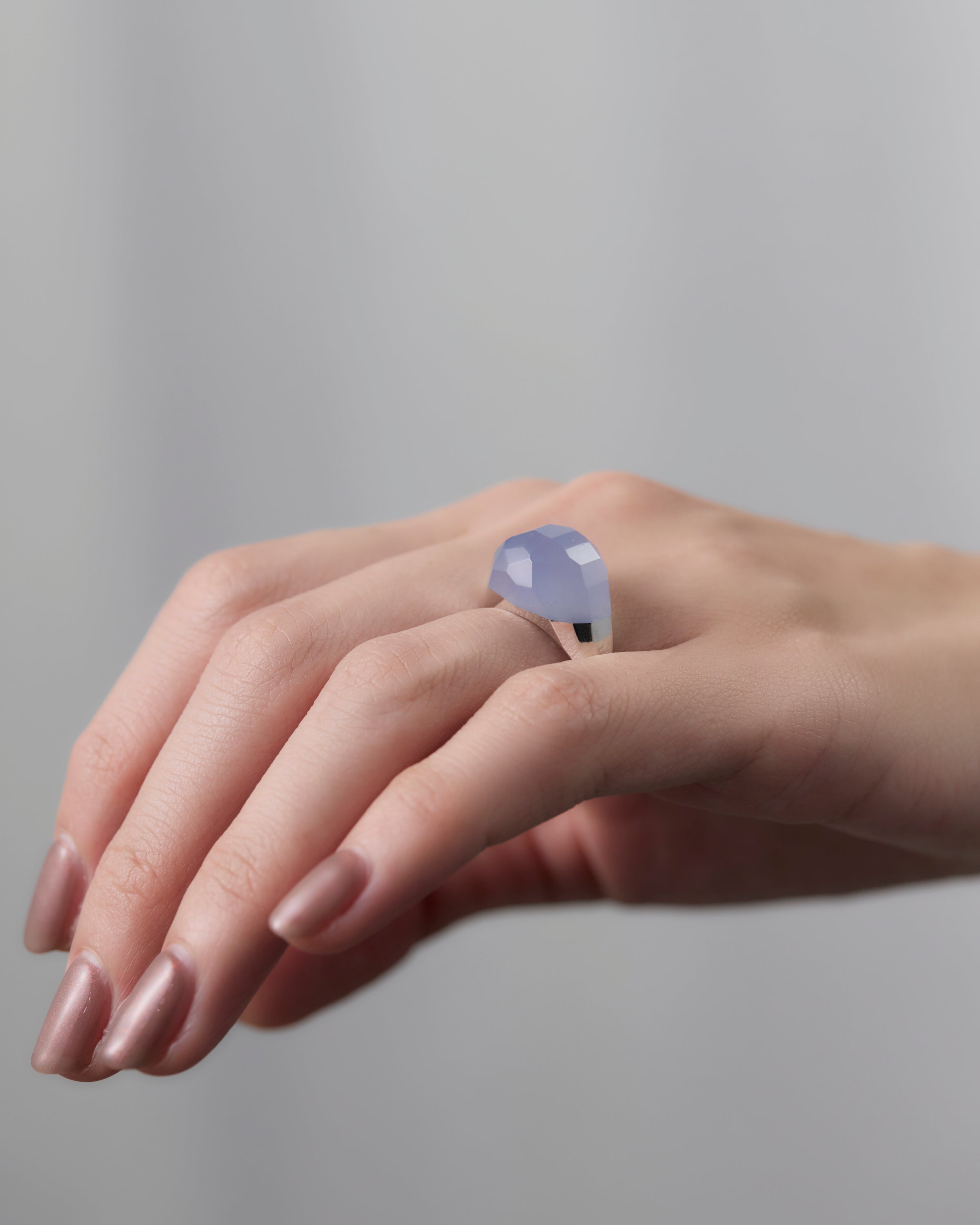 Blue Chalcedony Ring