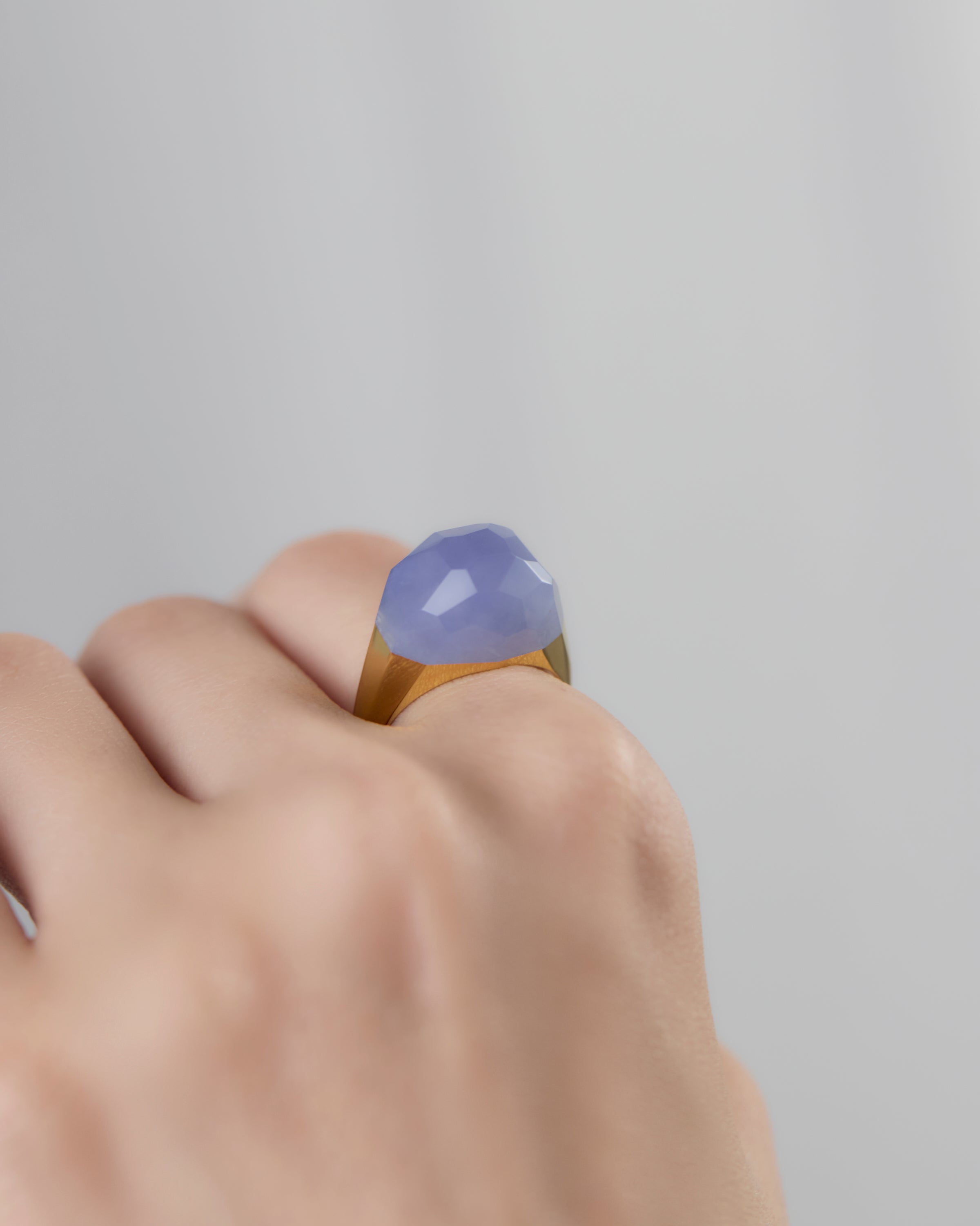 Blue Chalcedony Ring