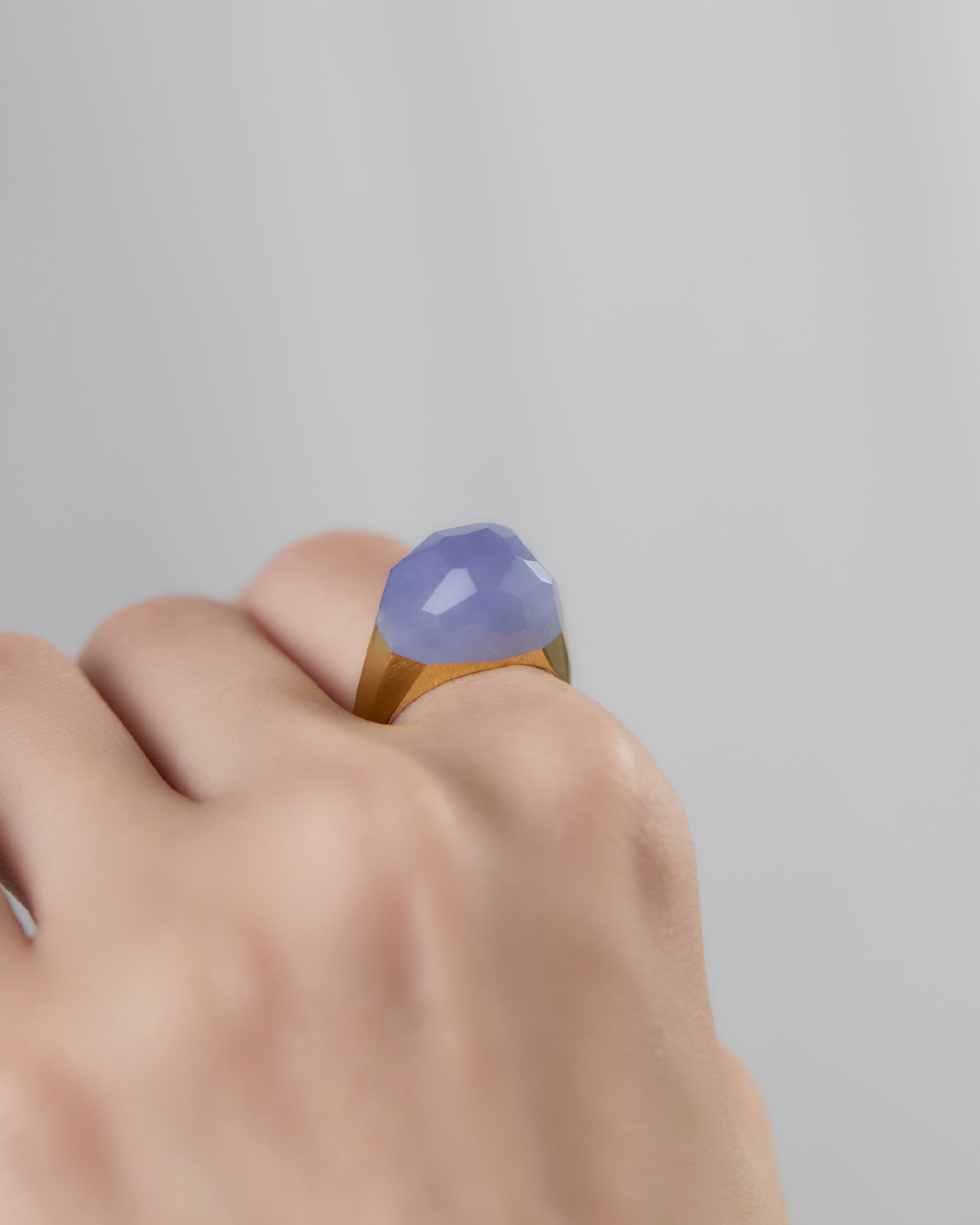 Blue Chalcedony Ring