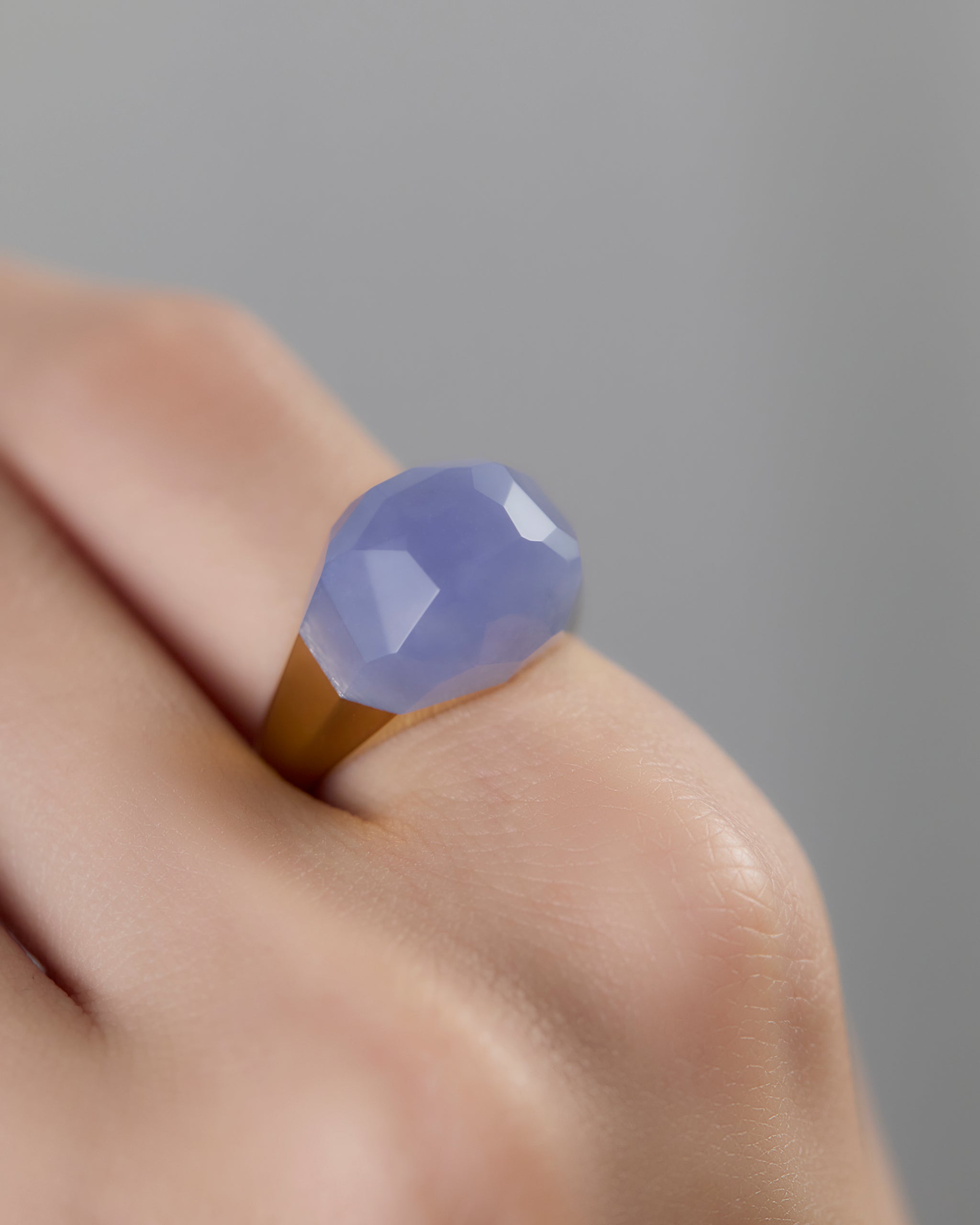 Blue Chalcedony Ring