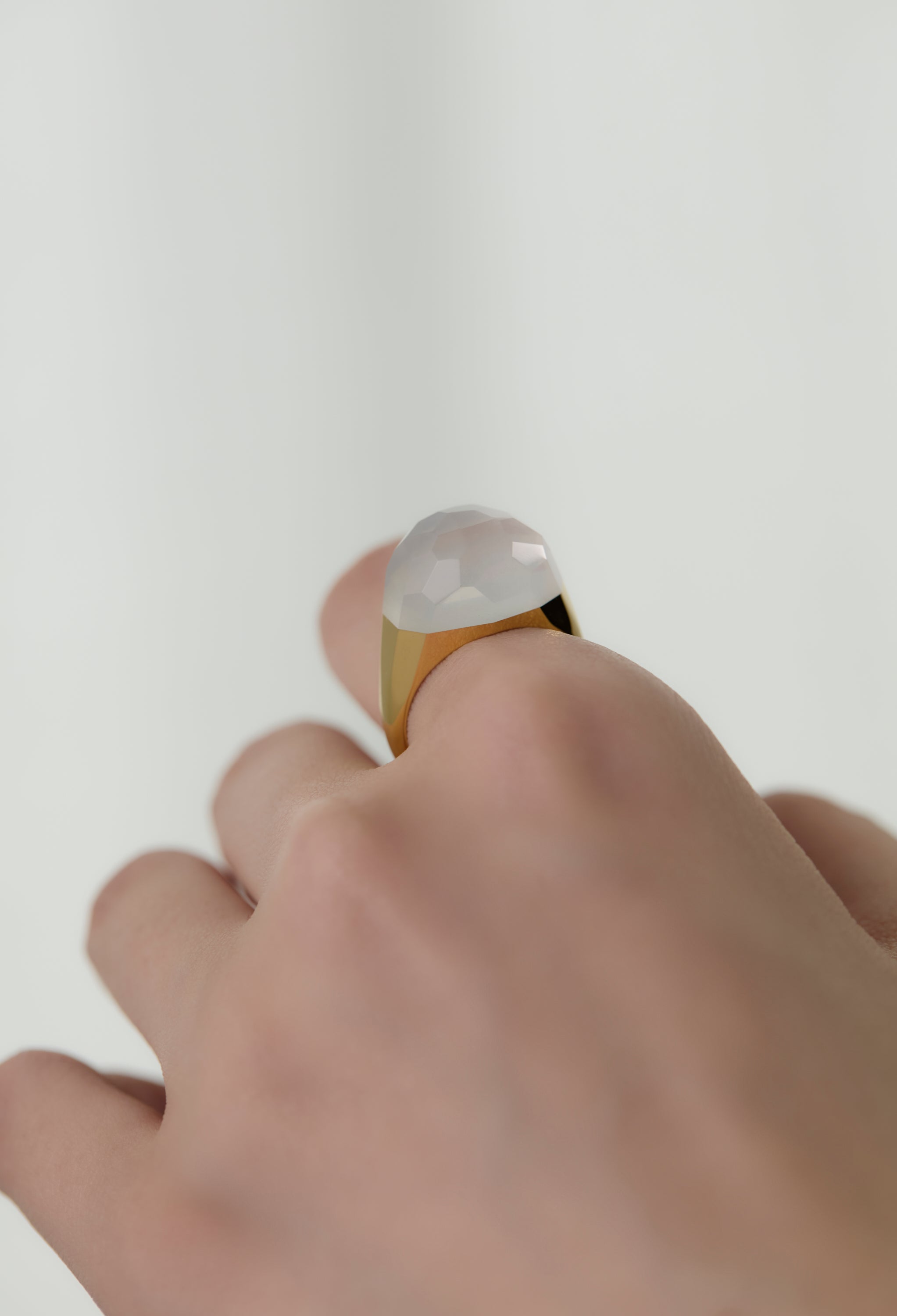 Milky Quartz Ring