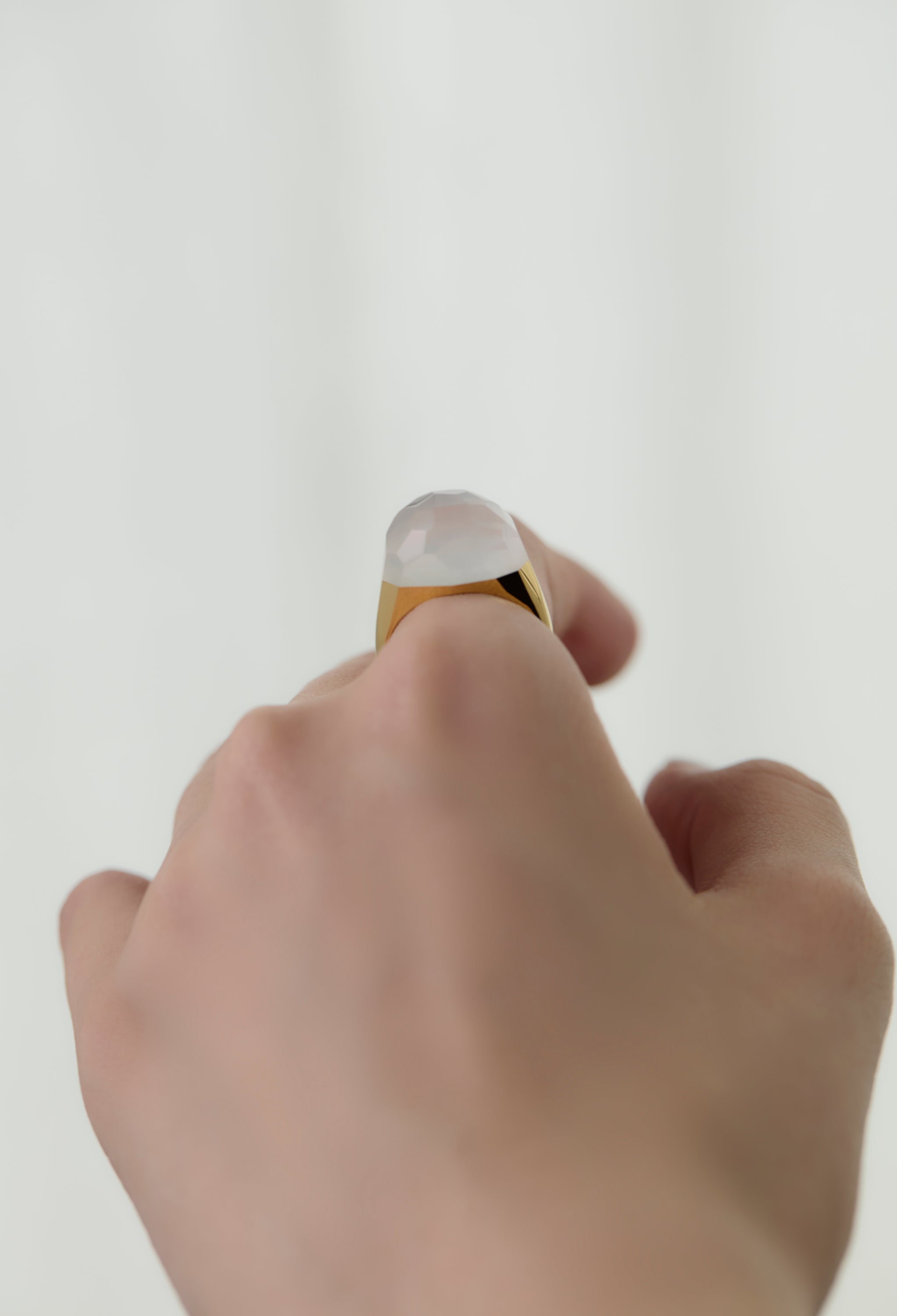 Milky Quartz Ring