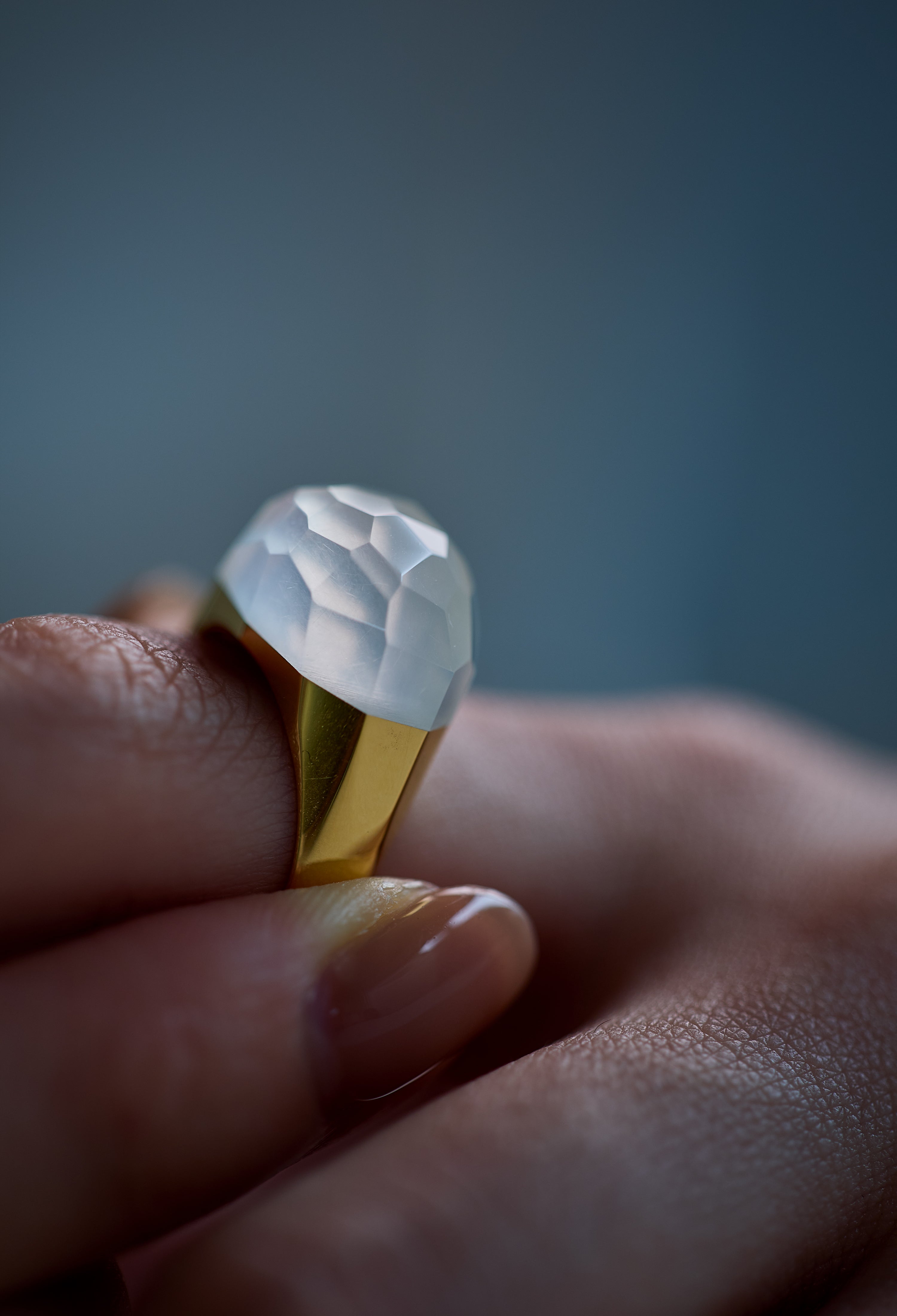 Milky Quartz Ring